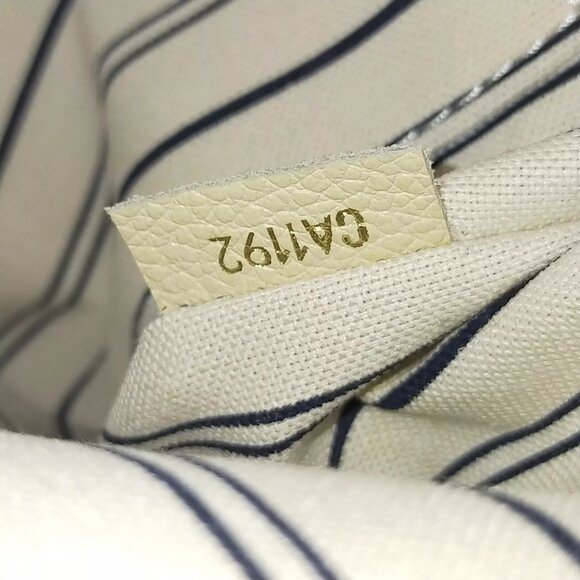 510520AX (S6) Louis Vuitton Tote Bag Citadine PM White Monogram Empreinte - Picture 8 of 9